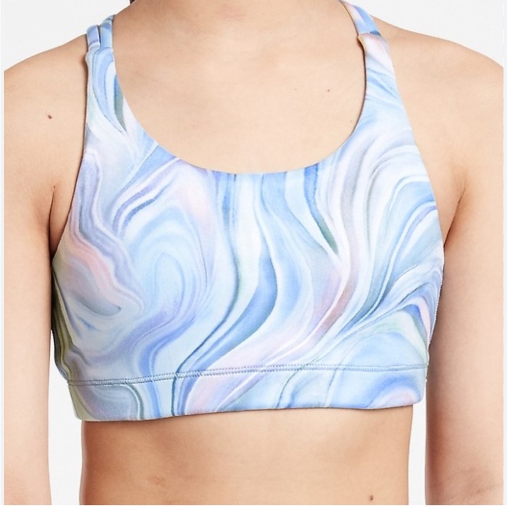 Athleta Girl Upbeat Sports Bra Top Daydream size L (12)